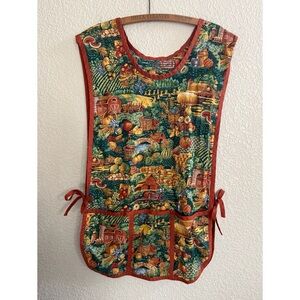 Handmade Harvest Print Apron